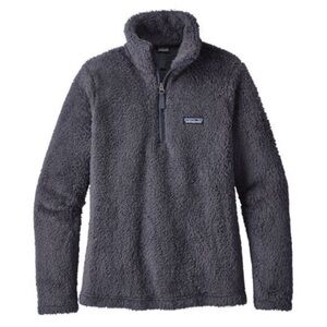 PATAGONIA Los Gatos Fuzzy Teddy Quarter Zip Half Zip Sweater Pullover Top